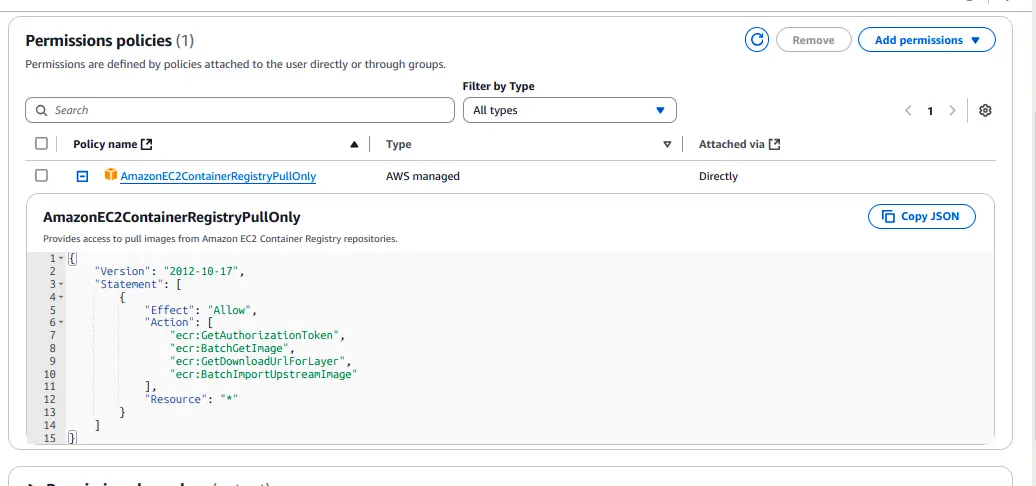 ECR Read-Only Policy