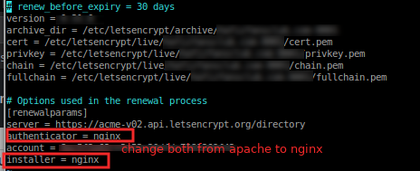 Just Change Line Apache To Nginx