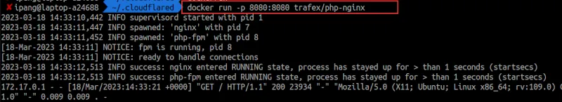 Run Image trafex/php-nginx