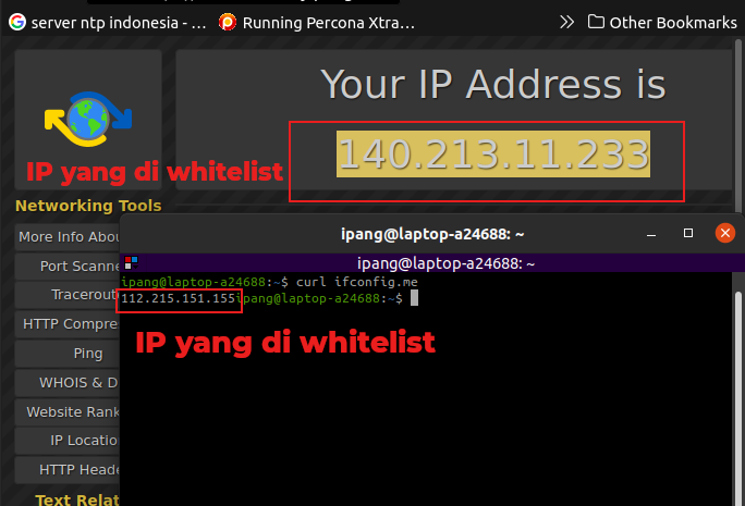 Dua-dua nya aja di whitelist, daripada pusing