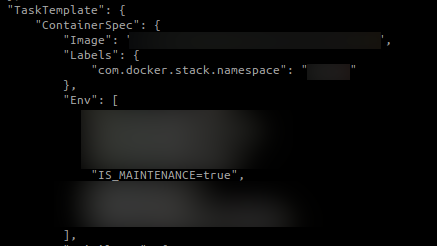 Hasil &lsquo;docker service inspect service&rsquo;