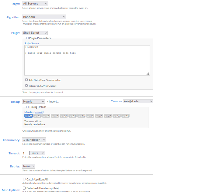 Or You Can Make Schedule To Run Script