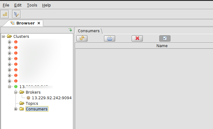 Akses Kafka dengan Offset Explorer