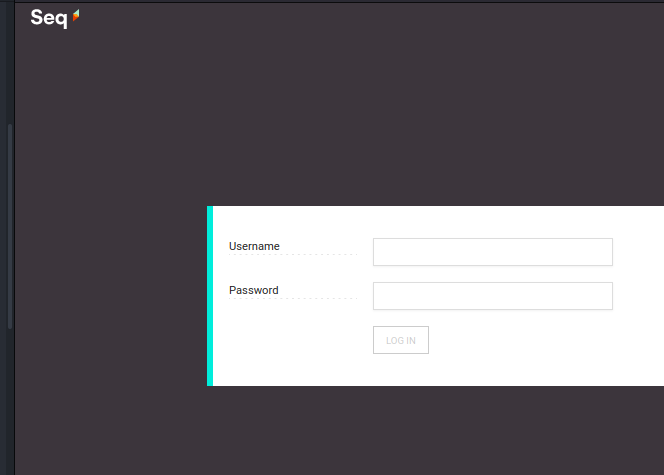 Seq Login Page