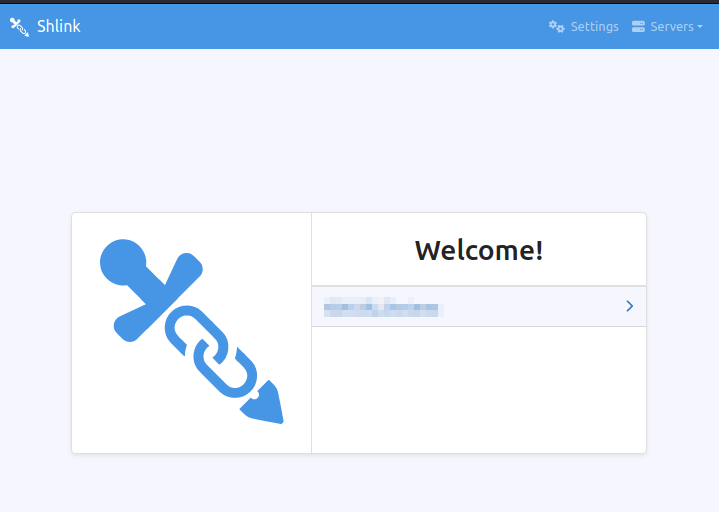 Your Shlink Server Name Will Listed Here