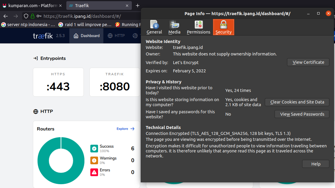 Let’s Encrypt di Traefik