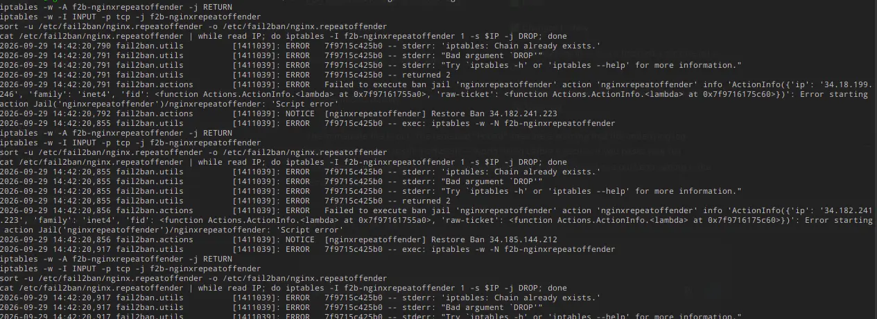 Log Fail2ban