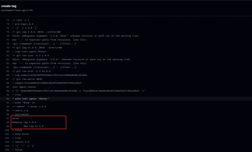 Bump Version Sukses!
