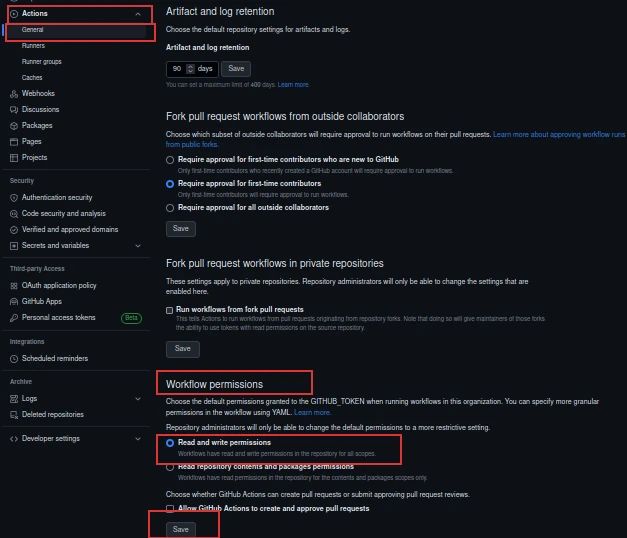 Change Workflows Permissions