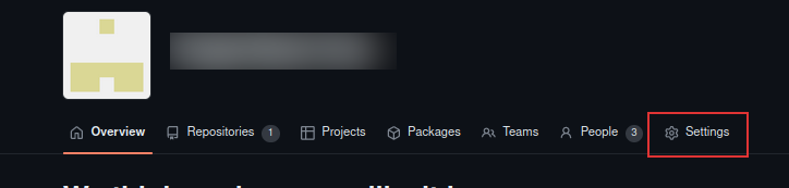 Go To Organization Setting