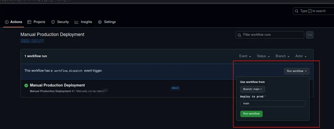 Akhirnya Muncul Setelah di Merge ke Default Branch
