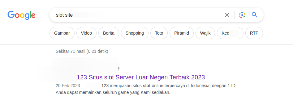 Client mau halaman itu di hapus dari google search