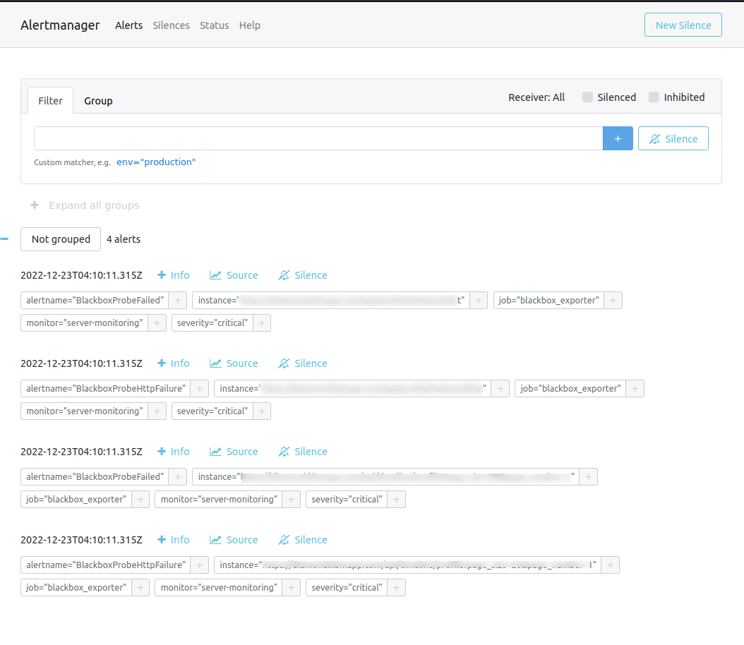 alertmanager blackbox_exporter