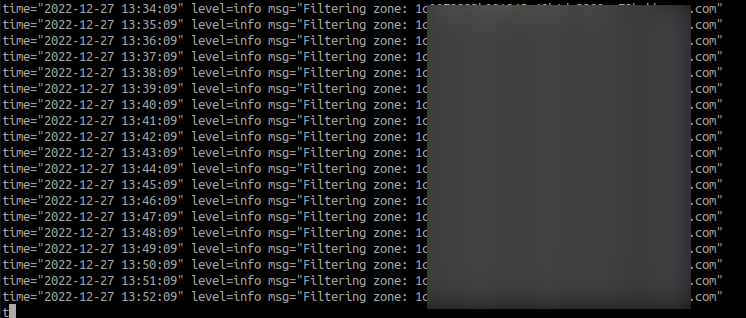 cloudflare-exporter Running Succesfully