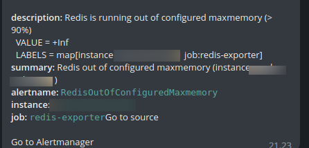 Redis is Running Out of Configured Memory