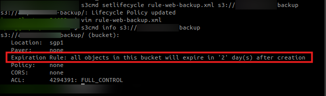 Policy Berhasil di Update