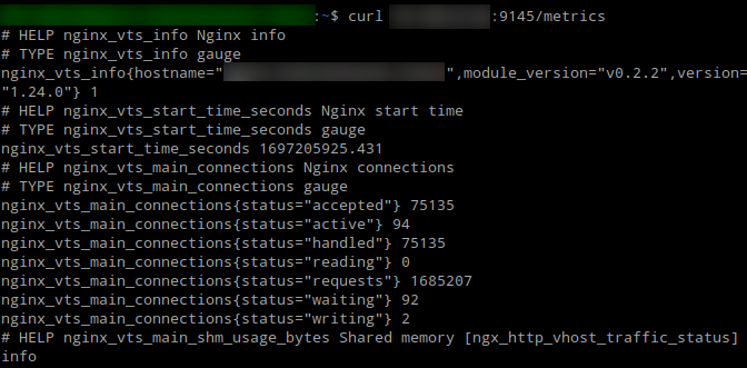nginx-vts Prometheus