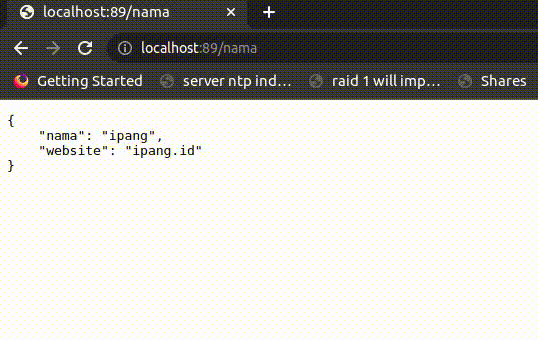 Ketik Apapun Balik Lagi ke /nama