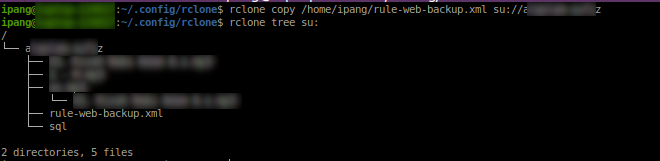 Test rclone Command