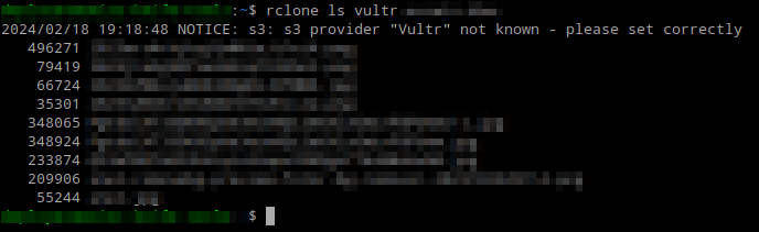 Fill Provider with &lsquo;Other&rsquo; than &lsquo;Vultr&rsquo; To Remove Warning