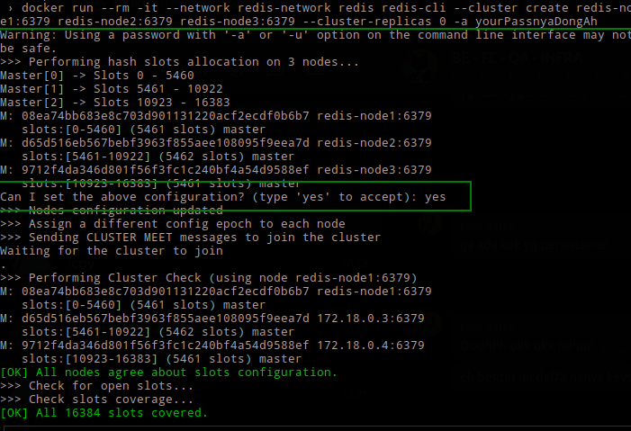 Create Redis Cluster