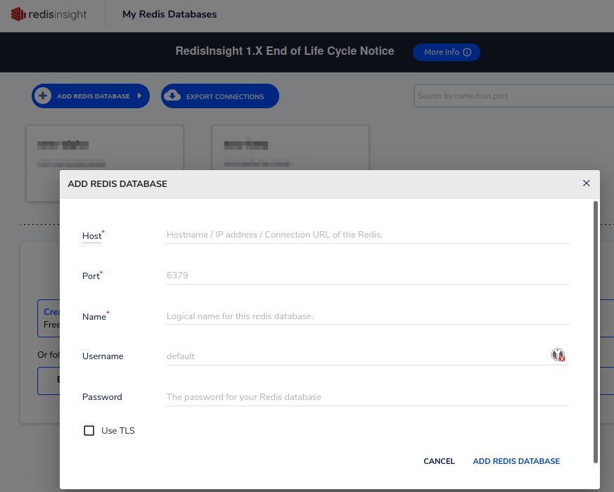 Easy To Add a New Redis Database