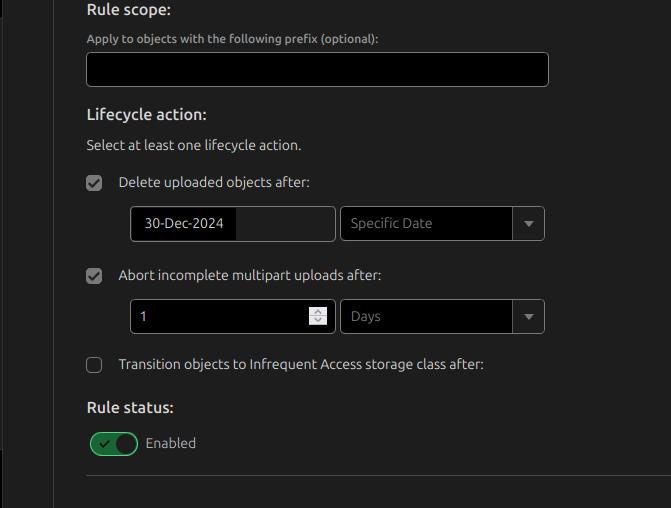 Yang Abort Incomplete Multipart