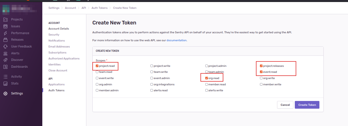 Create Token with Specific Permissions