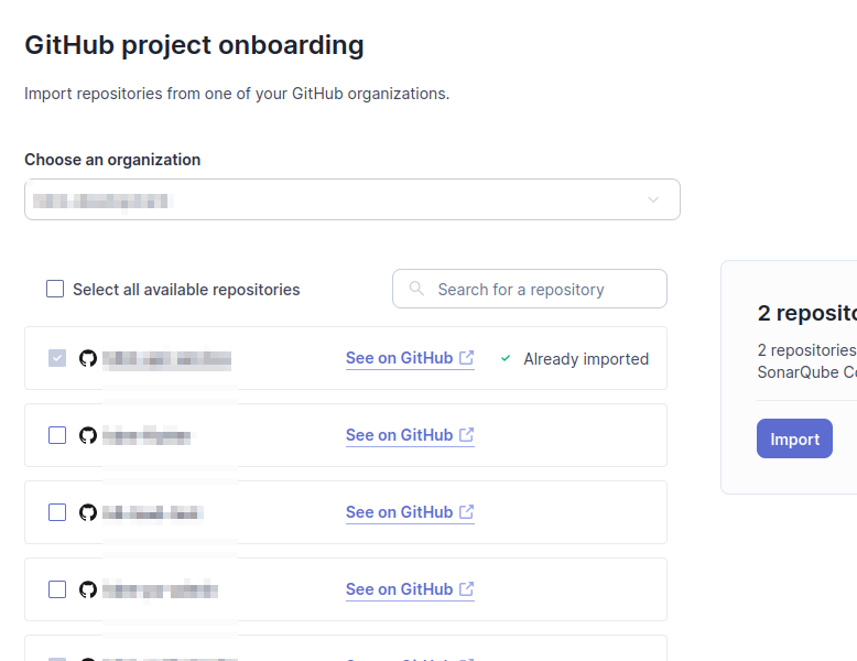 SonarQube Github Integration Success
